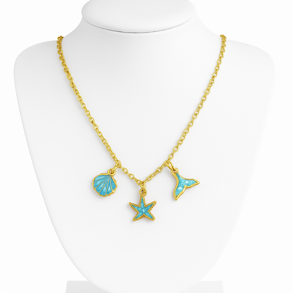 Mermaids treasures necklace
